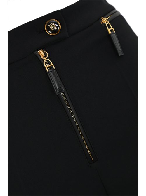 Pantaloni Essential in doppio crepe Elisabetta Franchi | PA10856E2110